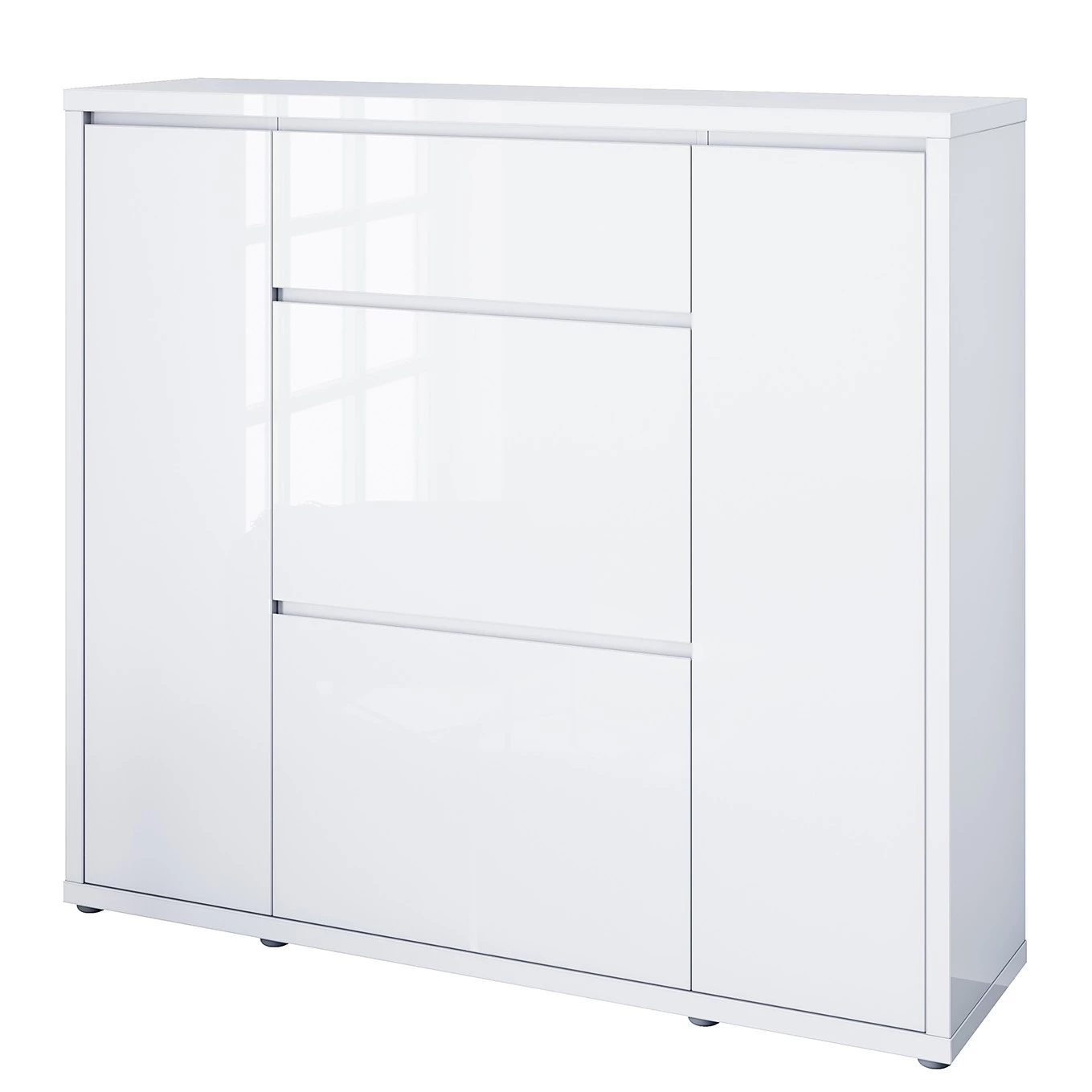 Fredriks Meuble à chaussures Daytona IX - Blanc brillant 1 Fredriks Meuble à chaussures Daytona IX - Blanc brillant