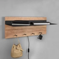 Red Living Porte-manteau mural Smara II - Eucalyptus massif / Métal - Eucalyptus / Noir 10 Red Living Porte-manteau mural Smara II - Eucalyptus massif / Métal - Eucalyptus / Noir -Vestiaires Soldes 1000300266 211014 13263100127 MOOD DETAILS P000000001000300266 mood