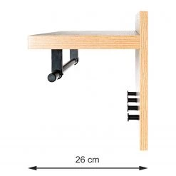 Red Living Porte-manteau mural Patos - Imitation chêne / Noir -Vestiaires Soldes 1000300695 211015 104935000530 SKETCH DETAILS P000000001000300695 sketch