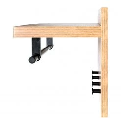 Red Living Porte-manteau mural Patos - Imitation chêne / Noir -Vestiaires Soldes 1000300695 211015 10493500057 DETAILS P000000001000300695