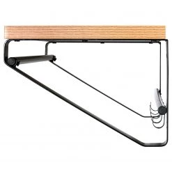 Red Living Porte-manteau mural Epistel - Métal - Imitation chêne / Noir -Vestiaires Soldes 1000300696 211015 10493500063 DETAILS P000000001000300696