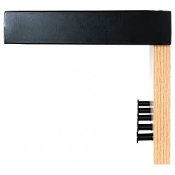 Red Living Porte-manteau mural Fidalgo - Métal - Imitation chêne / Noir -Vestiaires Soldes 1000300702 211015 10493700090 DETAILS P000000001000300702