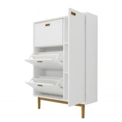 Tenzo Meuble à chaussures Svea - Blanc / Chêne 11 Tenzo Meuble à chaussures Svea - Blanc / Chêne -Vestiaires Soldes 1000306722 211119 073508000044 DETAILS P000000001000306722