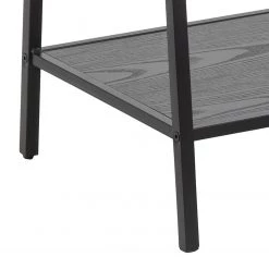 Red Living Portant à vêtements Coogee II - Imitation chêne marron-noir -Vestiaires Soldes 1000325236 220204 14512000060 DETAILS P000000001000325236