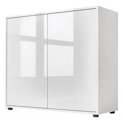 Loftscape Meuble à chaussures Miltach II - Blanc brillant / Blanc mat -Vestiaires Soldes 1000329147 220127 17221400030 DETAILS P000000001000329147