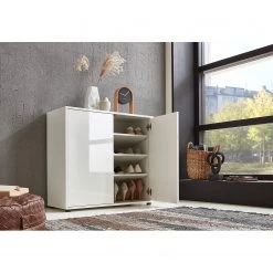 Loftscape Meuble à chaussures Miltach IV - Blanc brillant / Blanc mat 10 Loftscape Meuble à chaussures Miltach IV - Blanc brillant / Blanc mat -Vestiaires Soldes 1000329150 220210 021 MOOD DETAILS P000000001000329150 mood