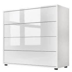 Loftscape Meuble à chaussures Miltach V - Blanc brillant / Blanc mat -Vestiaires Soldes 1000329151 220127 17221500031 DETAILS P000000001000329151