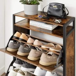 Red Living Meuble à chaussures Ennis - Hauteur : 130 cm -Vestiaires Soldes 1000329418 220203 16155300023 MOOD DETAILS P000000001000329418 mood