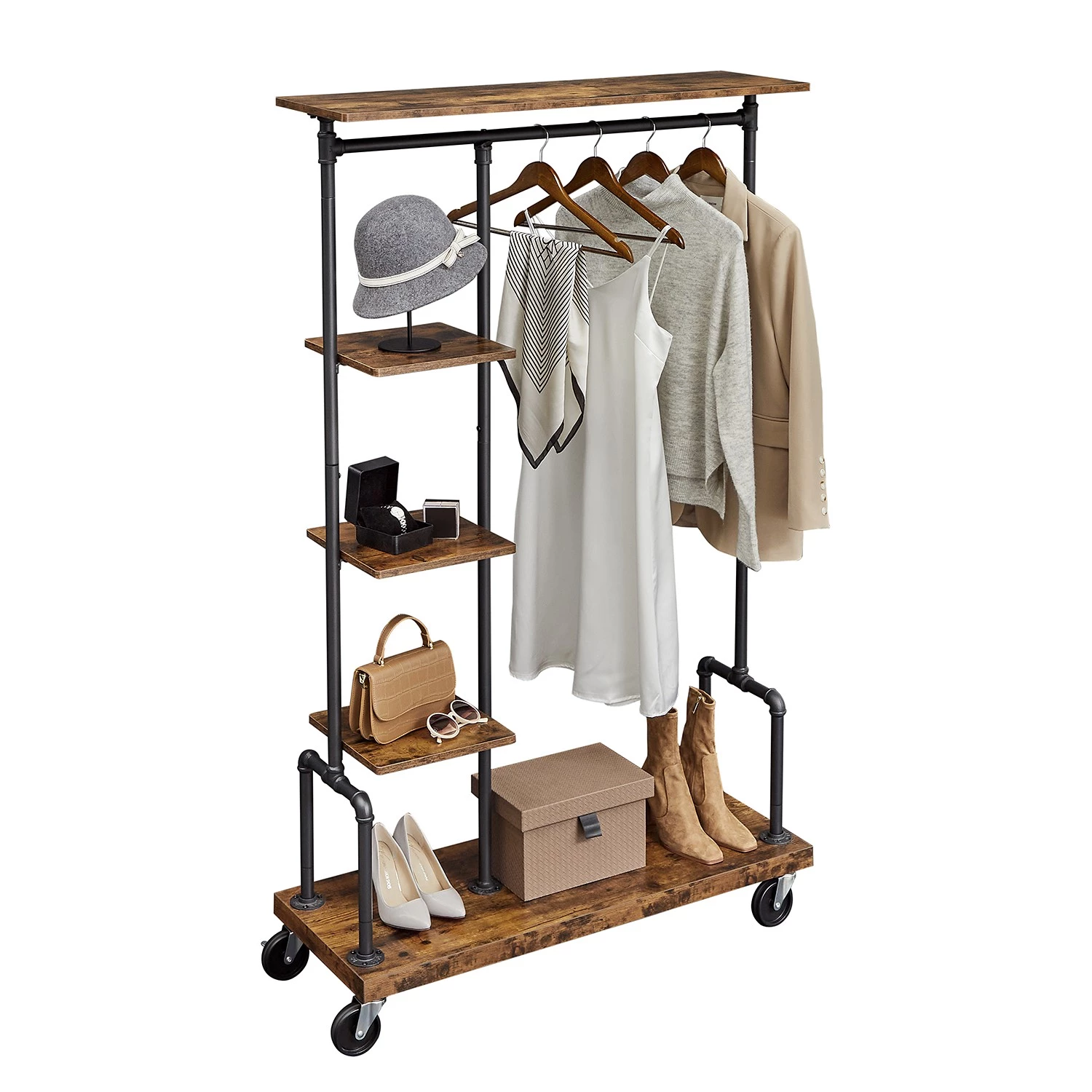 Red Living Porte-manteau Websterville II - Métal - Marron / Noir 5 Red Living Porte-manteau Websterville II - Métal - Marron / Noir – Image 5