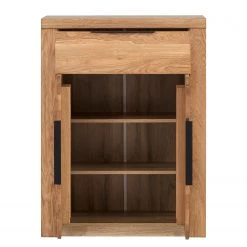 Naturoo Meuble à chaussures Gräben - Partiellement en chêne massif - Chêne / Imitation chêne -Vestiaires Soldes 1000340463 220315 040 DETAILS P000000001000340463
