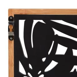 Red Living Porte-manteau Narrogin - Métal - Noir / Imitation chêne -Vestiaires Soldes 1000341901 220323 070 DETAILS P000000001000341901