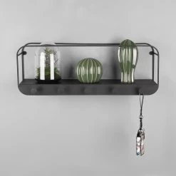 Loftscape Porte-manteaux mural Gräfenhain - Métal - Noir -Vestiaires Soldes 1000341938 220323 021 MOOD DETAILS P000000001000341938 mood