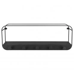 Loftscape Porte-manteaux mural Gräfenhain - Métal - Noir -Vestiaires Soldes 1000341938 220323 060 DETAILS P000000001000341938