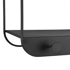 Loftscape Porte-manteaux mural Gräfenhain - Métal - Noir -Vestiaires Soldes 1000341938 220323 080 DETAILS P000000001000341938