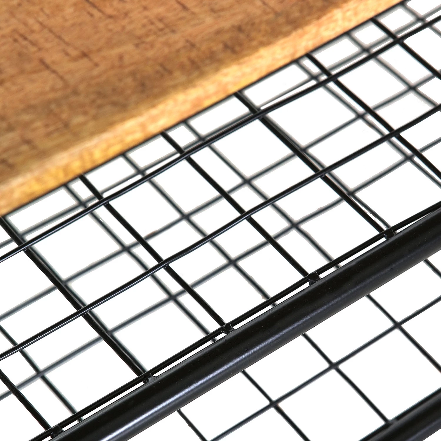 Red Living Étagère à chaussures Ugo - Manguier massif / Métal - Manguier / Noir 7 Red Living Étagère à chaussures Ugo - Manguier massif / Métal - Manguier / Noir – Image 7