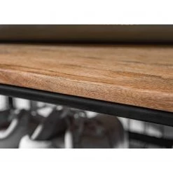 Red Living Étagère à chaussures Ugo - Manguier massif / Métal - Manguier / Noir 23 Red Living Étagère à chaussures Ugo - Manguier massif / Métal - Manguier / Noir -Vestiaires Soldes 1000341958 220331 034 DETAILS P000000001000341958