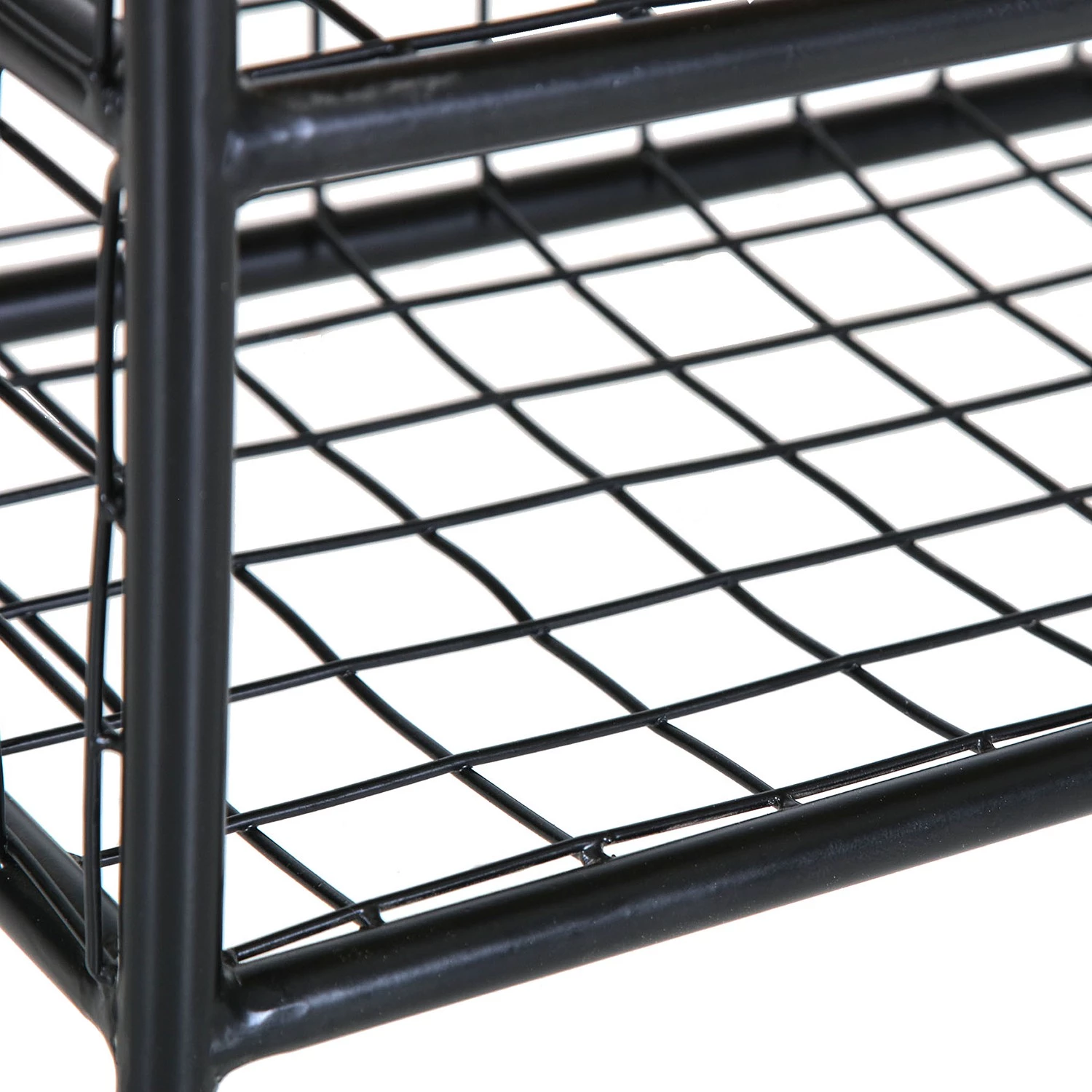 Red Living Étagère à chaussures Ugo - Manguier massif / Métal - Manguier / Noir 14 Red Living Étagère à chaussures Ugo - Manguier massif / Métal - Manguier / Noir – Image 14