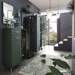 Schildmeyer Porte-manteau mural Kent - Vert forêt / Doré -Vestiaires Soldes 1000342920 220331 022 MOOD DETAILS P000000001000342920 mood