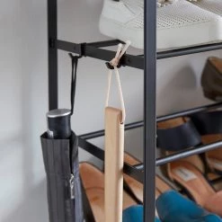 Yamazaki Étagère à chaussures Tower - Frêne massif / Métal - Noir 11 Yamazaki Étagère à chaussures Tower - Frêne massif / Métal - Noir -Vestiaires Soldes 1000347238 220505 031 DETAILS P000000001000347238