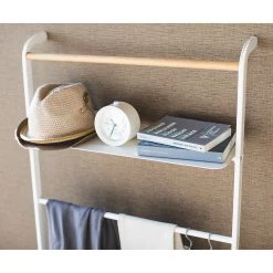 Yamazaki Porte-manteau Tower II - Métal - Blanc -Vestiaires Soldes 1000347245 220505 034 DETAILS P000000001000347245