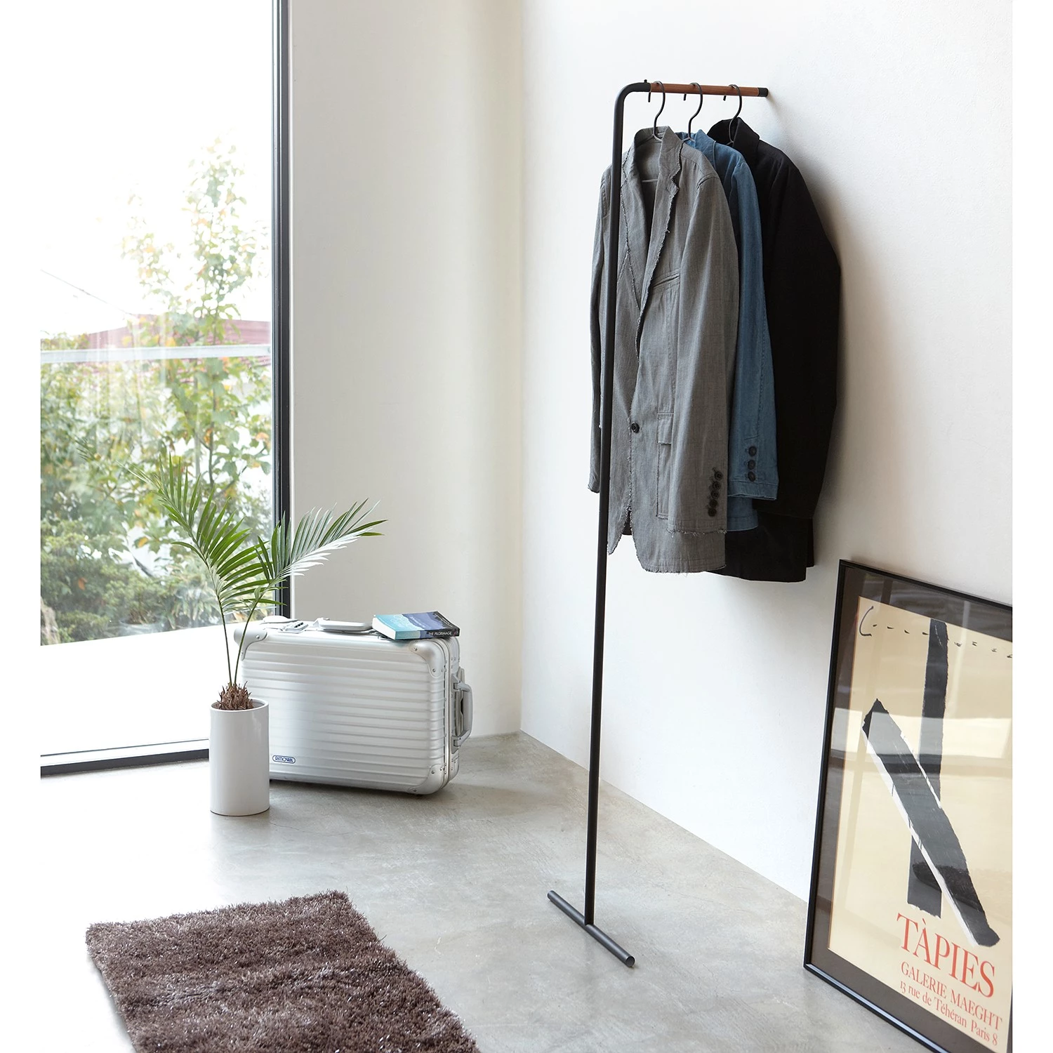 Yamazaki Porte-manteau Tower I - Métal - Noir 2 Yamazaki Porte-manteau Tower I - Métal - Noir – Image 2