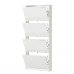 Germania Meuble à chaussures Valderas - Blanc - Hauteur : 175 cm 12 Germania Meuble à chaussures Valderas - Blanc - Hauteur : 175 cm -Vestiaires Soldes 1000352096 220512 031 DETAILS P000000001000352096