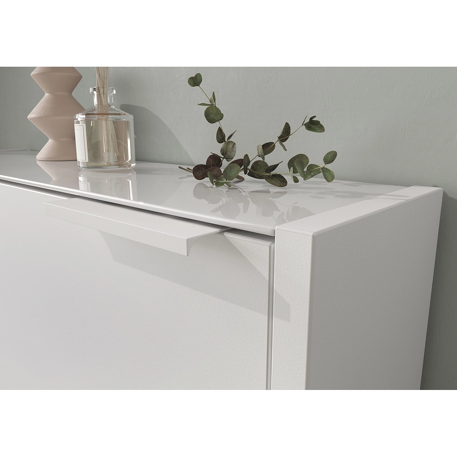 Germania Meuble à chaussures Valderas - Blanc - Hauteur : 175 cm 6 Germania Meuble à chaussures Valderas - Blanc - Hauteur : 175 cm – Image 6