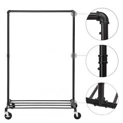 Loftscape Porte-manteau Villard V - Métal - Noir -Vestiaires Soldes 1000354745 220608 040 DETAILS P000000001000354745