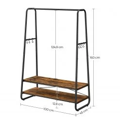 Red Living Porte-manteau Websterville - Marron / Noir 17 Red Living Porte-manteau Websterville - Marron / Noir -Vestiaires Soldes 1000354751 220608 500 SKETCH DETAILS P000000001000354751 sketch