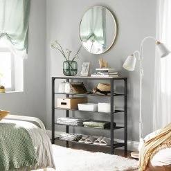 Red Living Étagère à chaussures Bettyhill II - Imitation pin gris / Noir 12 Red Living Étagère à chaussures Bettyhill II - Imitation pin gris / Noir -Vestiaires Soldes 1000354752 220608 022 MOOD DETAILS P000000001000354752 mood