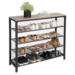 Red Living Étagère à chaussures Bettyhill II - Imitation pin gris / Noir 13 Red Living Étagère à chaussures Bettyhill II - Imitation pin gris / Noir -Vestiaires Soldes 1000354752 220608 030 DETAILS P000000001000354752