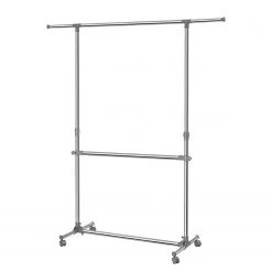 Loftscape Porte-manteau Reading II - Métal - Chrome / Gris