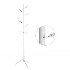 Loftscape Porte-manteau Ramapo - Hévéa massif - Blanc -Vestiaires Soldes 1000354764 220608 030 DETAILS P000000001000354764