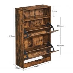 Red Living Meuble à chaussures Montcel - Marron -Vestiaires Soldes 1000354769 220608 500 SKETCH DETAILS P000000001000354769 sketch