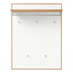 Voss Porte-manteau mural V100 III - Placage en bois véritable / Métal - Blanc -Vestiaires Soldes 1000357380 220614 030 DETAILS P000000001000357380