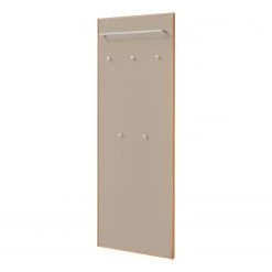 Voss Porte-manteau mural V100 I - Placage en bois véritable / Métal - Taupe