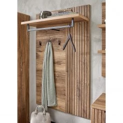 Loftscape Porte-manteaux mural Rouze - Imitation chêne rustique argenté -Vestiaires Soldes 1000357955 220624 020 MOOD DETAILS P000000001000357955 mood