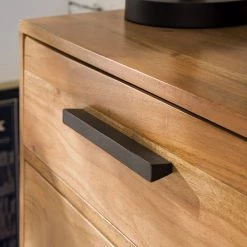 Ars manufacti Meuble à chaussures Woodson - Acacia massif / Métal - Acacia Marron clair -Vestiaires Soldes 1000361860 220624 036 DETAILS P000000001000361860