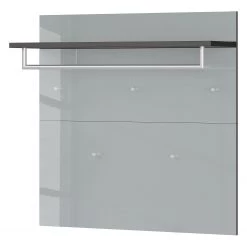 Germania Porte-manteau mural Genova - Verre - Gris argenté / Graphite