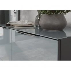 Germania Meuble à chaussures Genova - Verre - Gris argenté / Graphite -Vestiaires Soldes 1000363572 220705 021 MOOD DETAILS P000000001000363572 mood