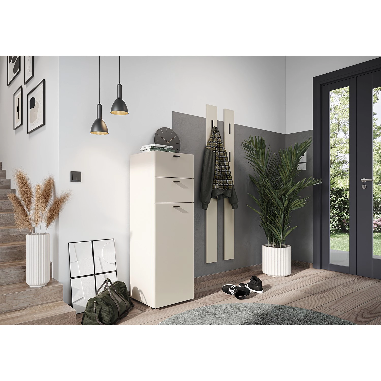 Germania Meuble à chaussures Lavos II - Cachemire 2 Germania Meuble à chaussures Lavos II - Cachemire – Image 2