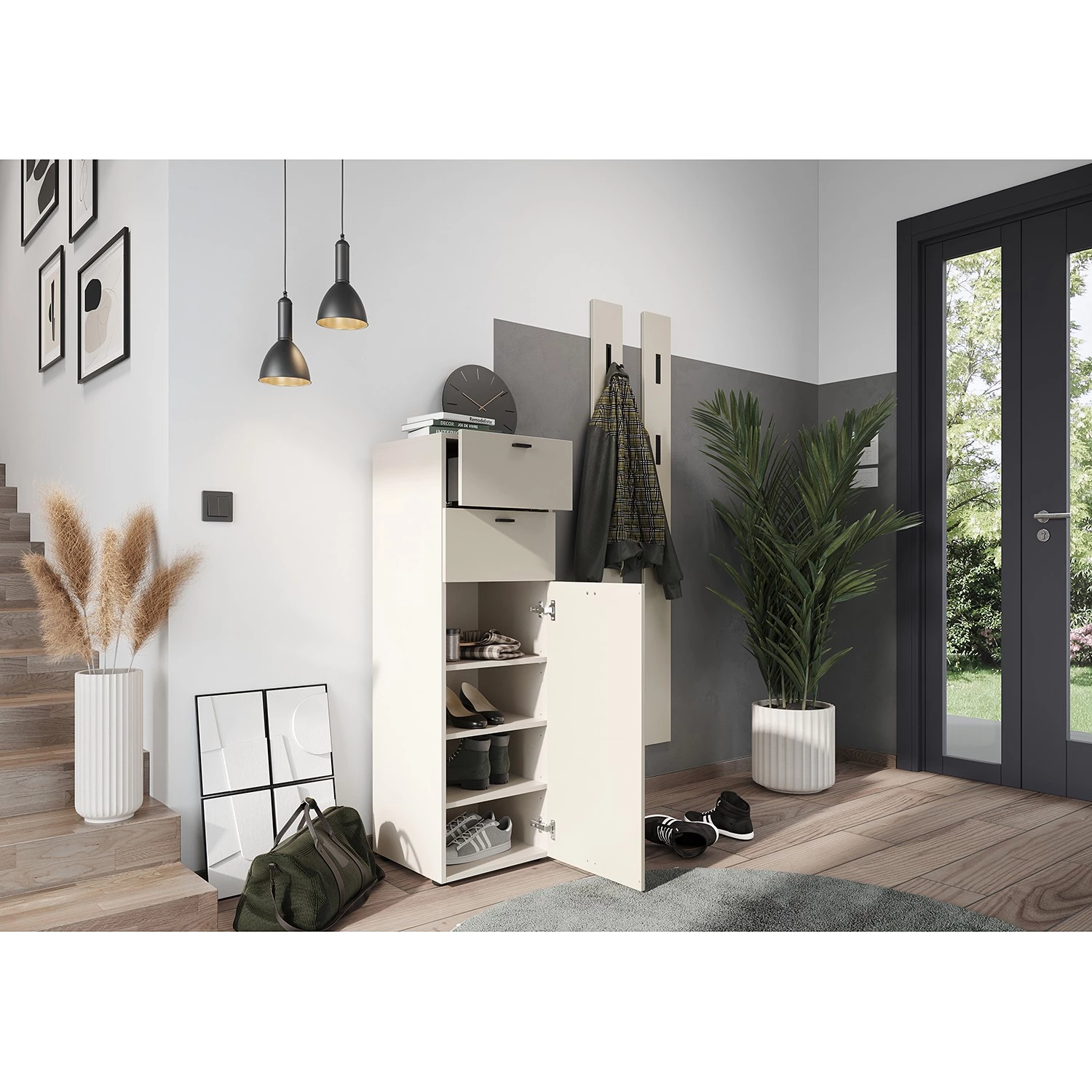 Germania Meuble à chaussures Lavos II - Cachemire 3 Germania Meuble à chaussures Lavos II - Cachemire – Image 3