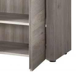 Loftscape Meuble à chaussures Kisbey - Imitation chêne argenté / Imitation mélèze -Vestiaires Soldes garderoben set kisbey 5 teilig silbereiche dekor laerche dekor 4720640