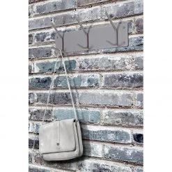 Loftscape Porte-manteaux Falcao I - Acier inoxydable -Vestiaires Soldes garderobenleiste falcao i edelstahl 401218