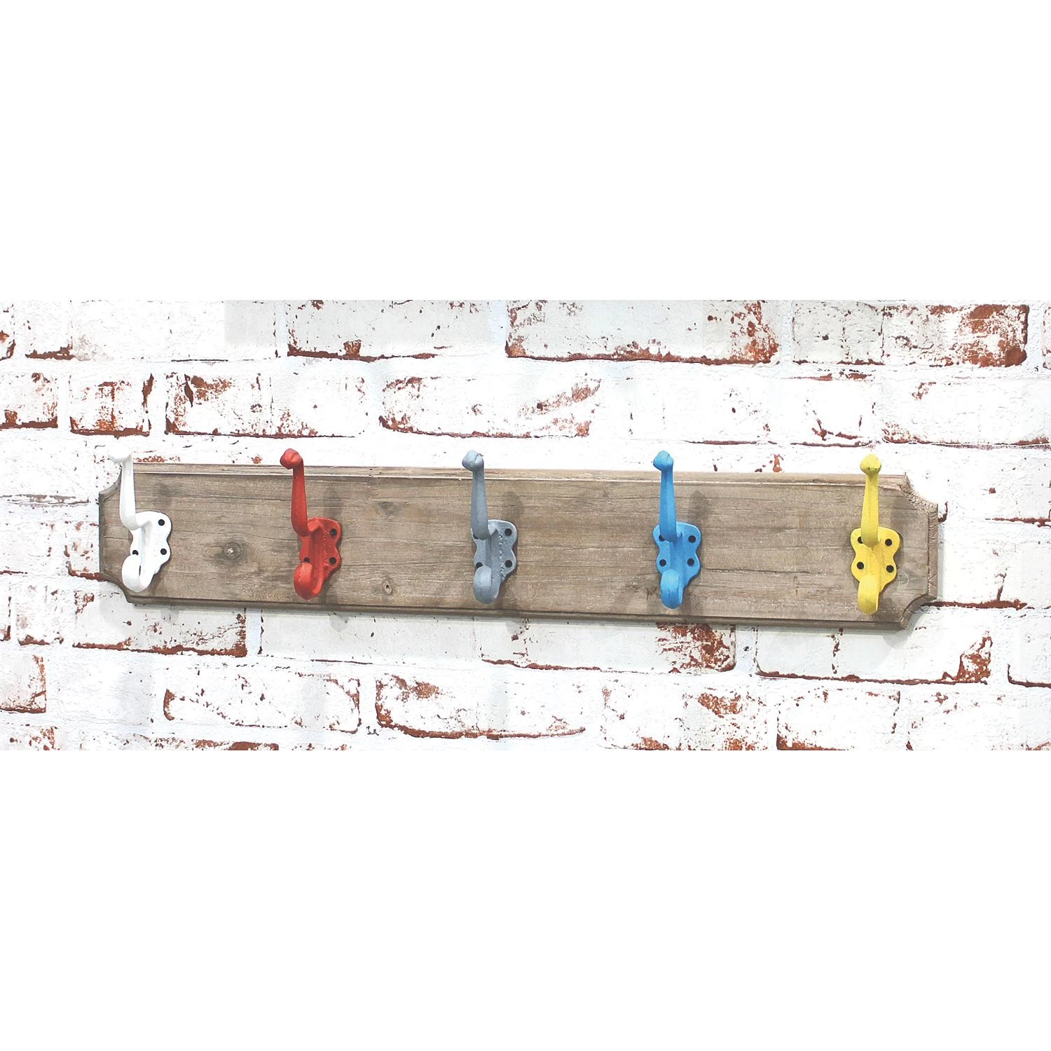 Home Design Porte-manteaux mural Mia II - Sapin massif 2 Home Design Porte-manteaux mural Mia II - Sapin massif – Image 2