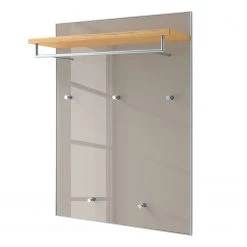 Voss Panneau porte-manteaux Alavere IV - Taupe / Chêne Bianco