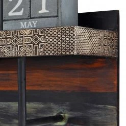 Wolf-Möbel Panneau porte-manteaux Goa - Partiellement en manguier massif - Manguier marron foncé -Vestiaires Soldes garderobenpaneel goa akazie mango teilmassiv mehrfarbig 4998028