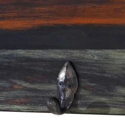 Wolf-Möbel Panneau porte-manteaux Goa - Partiellement en manguier massif - Manguier marron foncé -Vestiaires Soldes garderobenpaneel goa akazie mango teilmassiv mehrfarbig 4998032