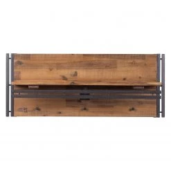 Ars manufacti Panneau porte-manteaux Manchester - Acacia massif / Métal -Vestiaires Soldes garderobenpaneel manchester akazie massiv metall 4877548