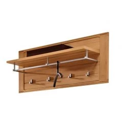 Ars Natura Porte-manteaux mural Nature Star II - Partiellement en duramen de hêtre massif